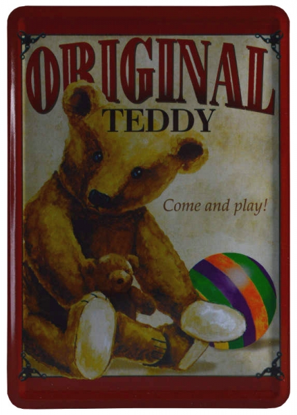 Nostalgic Art Blechpostkarte Original Teddy